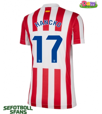 Atletico Madrid David Hancko #17 Hemmatröja Kvinnor 2025-26 Kortärmad